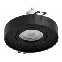 BERGE Pohyblivé zapustené svietidlo GU10 s 3w žiarovkou - teplá farba