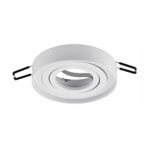 BERGE Pohyblivé zapustené svietidlo GU10 s 3w žiarovkou - teplá farba