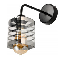 BERGE Nástenná LED lampa nad zrkadlo, sklenená, E27, LOFT