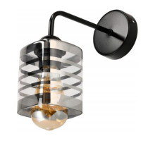 BERGE Nástenná LED lampa nad zrkadlo, sklenená, E27, LOFT