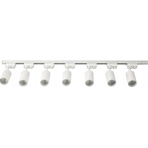 BERGE LED koľajnica 2m + 7x GU10 bodové žiarovky - sada