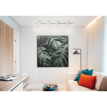 BERGE LED koľajnica 2m + 7x GU10 bodové žiarovky - sada