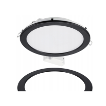 BERGE LED zapustený panel - 19w 2000lm 4000k + čierny rám