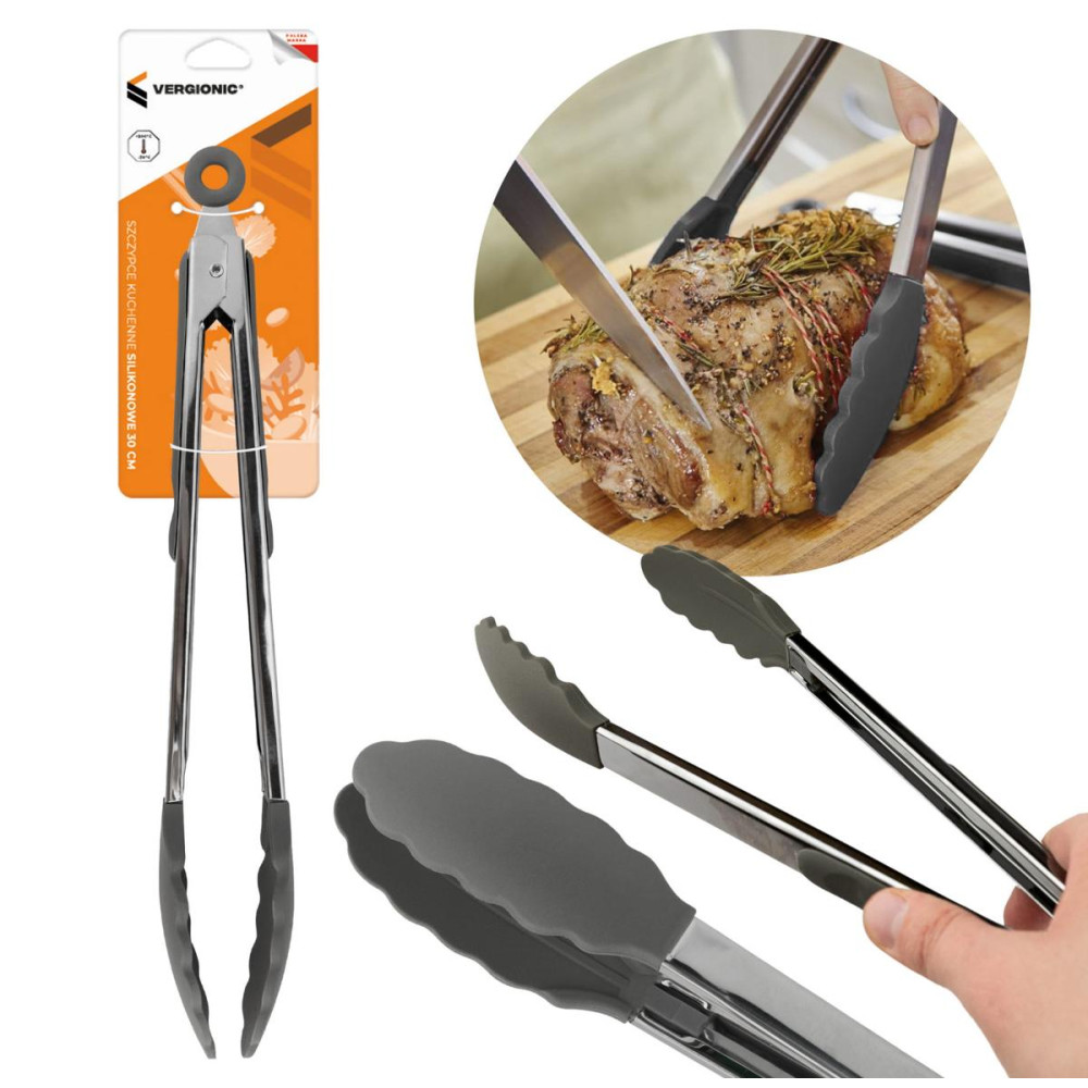 BERGE Silikónové kuchynské kliešte 30 cm