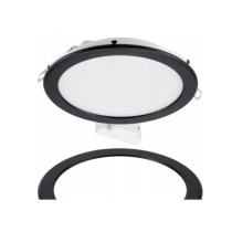 BERGE LED zapustený panel - 19w 2000lm 4000k + čierny rám