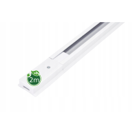 BERGE Koľajnica 2m pre bodové reflektory GU10 - biela