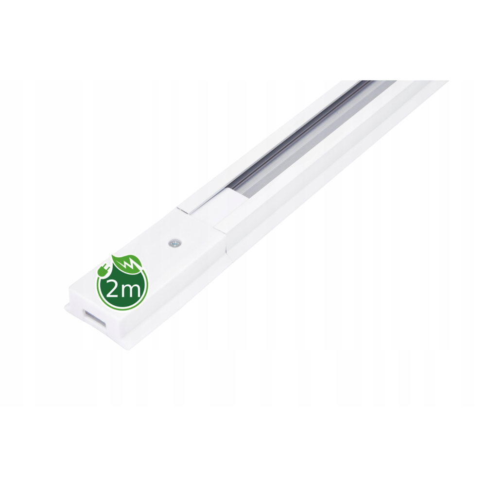 BERGE Koľajnica 2m pre bodové reflektory GU10 - biela