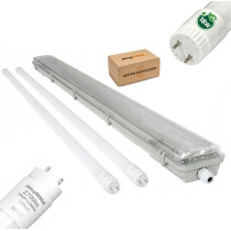 BERGE Hermetické svietidlo 120 cm + 2x premium žiarivky - studená biela