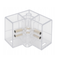 BERGE Rohový LED konektor C 120° HEXAGON, pripojenie pre šesťuholníkové žiarovky