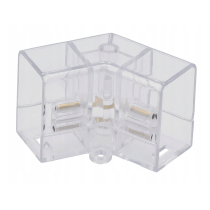 BERGE Rohový LED konektor C 120° HEXAGON, pripojenie pre šesťuholníkové žiarovky