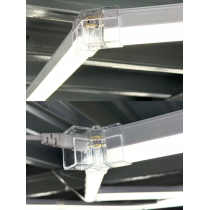 BERGE LED rohový konektor L 90° HEXAGON