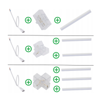 BERGE LED žiarovka HEXAGON 6W 440mm 6500K, konektor pre stropné osvetlenie