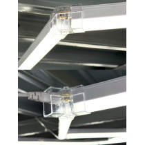 BERGE LED žiarovka HEXAGON 6W 440mm 6500K, konektor pre stropné osvetlenie