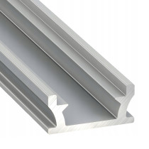 BERGE LUMINES TERRA vodeodolný hliníkový LED profil 2m zapustený eloxovaný