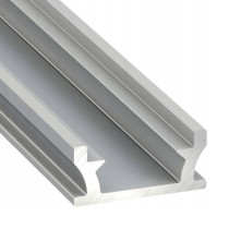 BERGE LUMINES TERRA vodeodolný hliníkový LED profil 2m zapustený eloxovaný