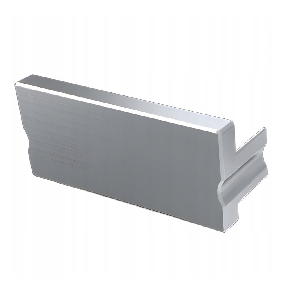 BERGE Koncová krytka pre vodotesný profil LUMINES TERRA LED, sivá, bez otvoru