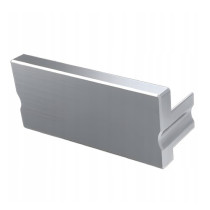 BERGE Koncová krytka pre vodotesný profil LUMINES TERRA LED, sivá, bez otvoru