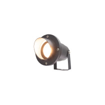 SPECTRUM - FLORI ALU ANGLE zapichovacie záhradné nastaviteľné svietidlo GU10 IP65 Ø98x180mm 250V - Čierne