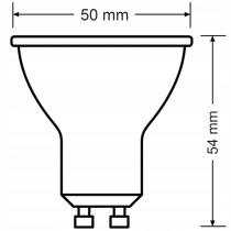 SADA 10x GU10 LED žiarovka PHILIPS 4,9W 550lm - teplá biela