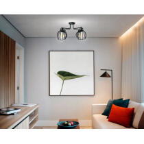 BERGE Závesná lampa DRON 4xE27 - DRÔT