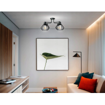 BERGE Závesná lampa DRON 4xe27 - kovová lemovaná