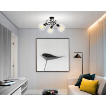 BERGE LED stropná lampa LOFT light - 3xe27 - druce ball white