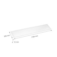 SPECTRUM - ALGINE LED panel 32W 100LM/W IP20 300x1200MM 230V Neutrálna biela / 4000°K - záruka 5 rokov