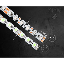 epiLED – 5m LED pásik ZigZag – 7W, 120xSMD, 6.5mm, IP20, 12V DC - Teplá biela (WW) / 3000°K