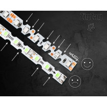 epiLED – 5m LED pásik ZigZag – 7W, 120xSMD, 6.5mm, IP20, 12V DC - Teplá biela (WW) / 3000°K