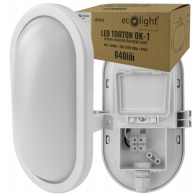 ECOLIGHT LED kanálová lampa 8W - 230V - 4000K - IP54