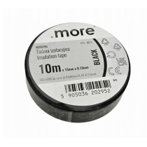 BERGE Čierna pvc izolačná páska 15 mm x 0,13 mm - 10 m