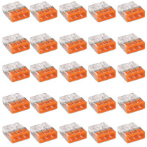 BERGE Wago rýchlokonektorový inštalačný vodič 3x0,5-2,5 mm 2273-203 25 kusov