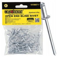 CROWNMAN Hliníkové trhacie nity 3,2x8mm sada 50 kusov