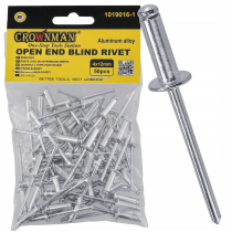 CROWNMAN Hliníkové trhacie nity 4mmx12mm sada 50 kusov