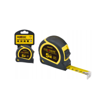CROWNMAN Zvinovací meter / zvinovací meter so zámkom, pravítko 5M 19mm