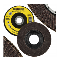 BERGE 5x lamelový brúsny kotúč na brúsenie dreva a kovu 125 mm P60
