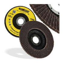 BERGE 5x lamelový brúsny kotúč na brúsenie dreva a kovu 125 mm P60