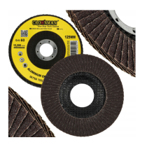 BERGE 5x lamelový brúsny kotúč na brúsenie dreva a kovu 125 mm P60
