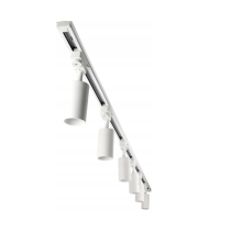 BERGE LED koľajnica 2m + 6x GU10 bodové žiarovky - sada