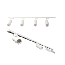 BERGE LED koľajnica 2m + 4x GU10 bodové žiarovky - sada