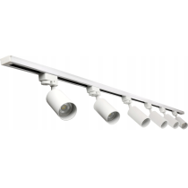 BERGE LED koľajnica 2m + 6x GU10 bodové žiarovky - sada