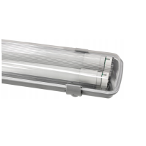 BERGE Hermetické svietidlo 120cm + 2x LED trubice vodotesné - studená biela