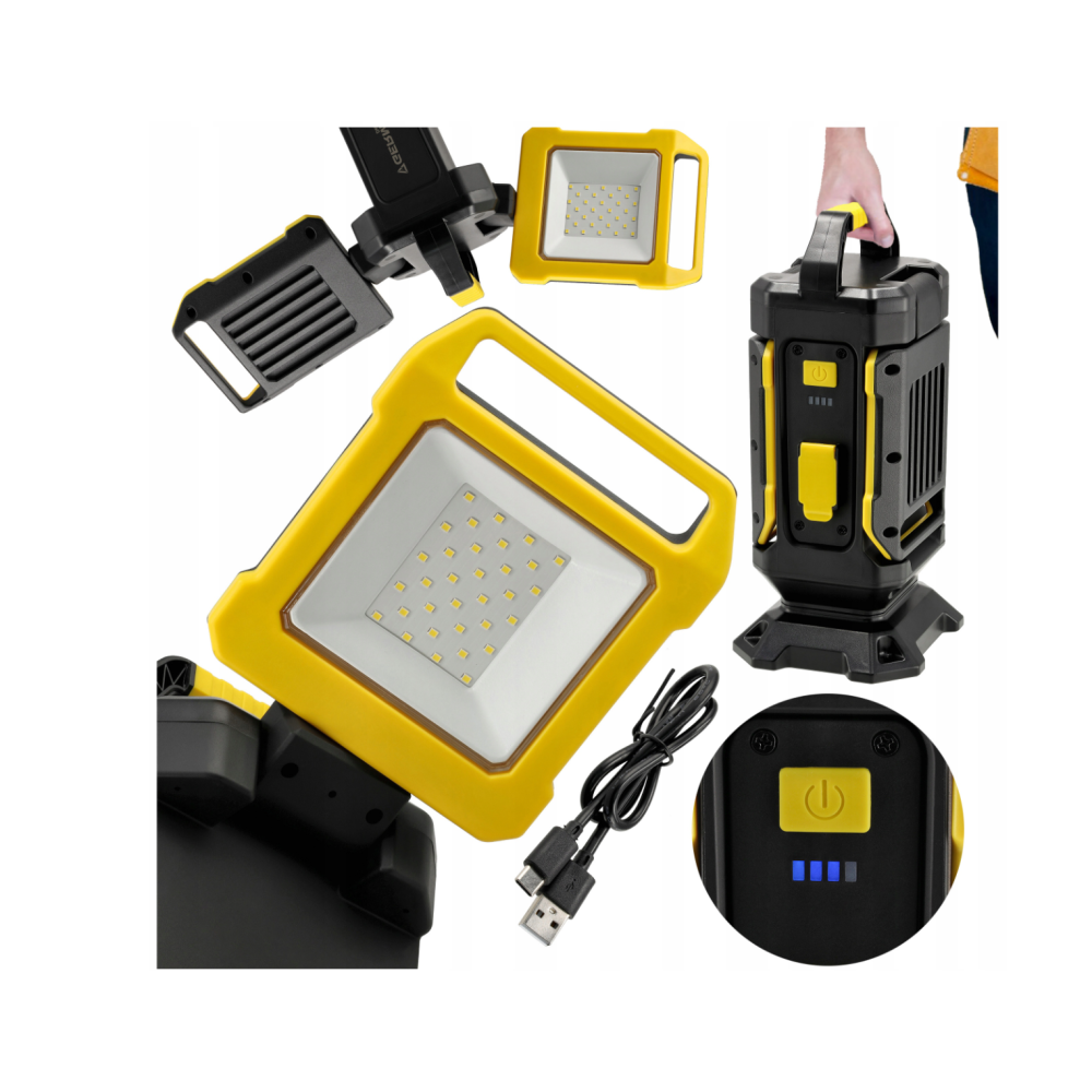 Germina Dielenské svietidlo nabíjacie 20W - 6500K - IP54 - 230V