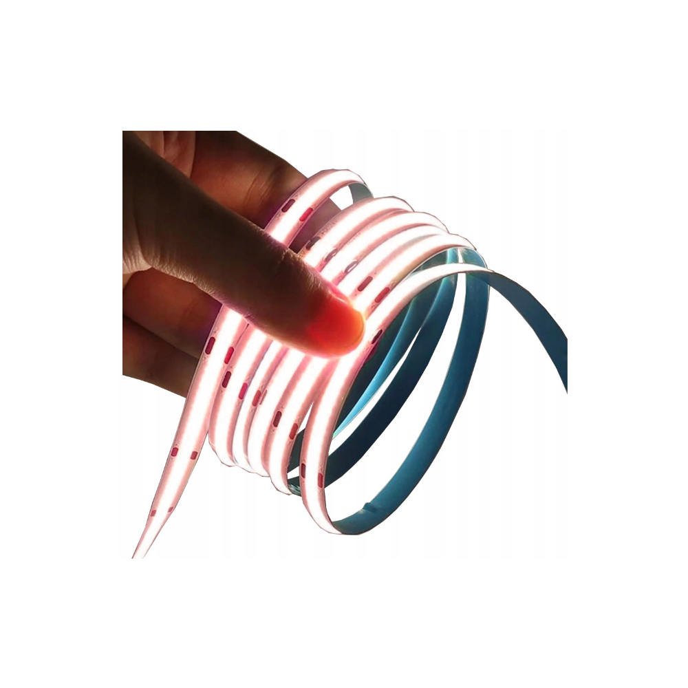 ecoPLANET Homogénny Neon COB LED pásik 12V 50m ČERVENÝ