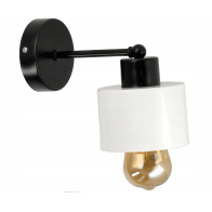 BERGE LED nástenné svietidlo 1xE27 KÚBIK WHITE