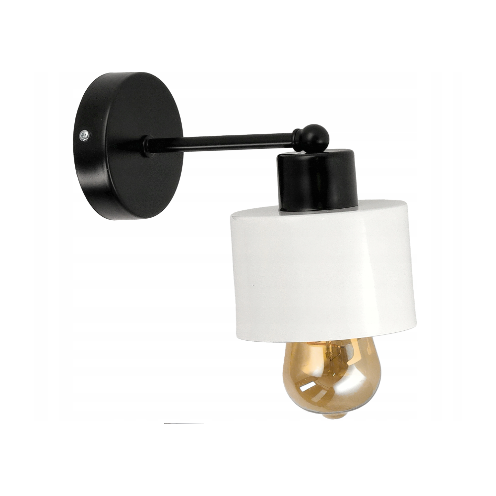 BERGE LED nástenné svietidlo 1xE27 KÚBIK WHITE