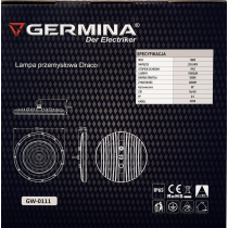 Germina LED UFO priemyselné svietidlo 100W - 10000lm - studená farba