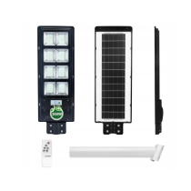BERGE Solárne pouličné svetlo 360W + držiak na diaľkové ovládanie