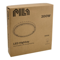 BERGE Priemyselná LED lampa UFO pre vysoké haly 200W 20000lm 4000K IP65 PILA Skladom