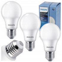 BERGE 3x LED žiarovka E27 8W 806lm 100lm/w 6500k